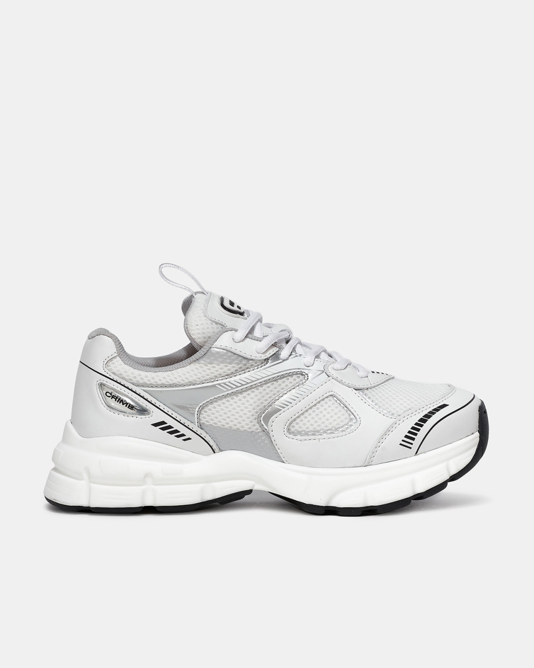 CRIME LONDON: ATHELEISURE RUNNER SILVER GREYS