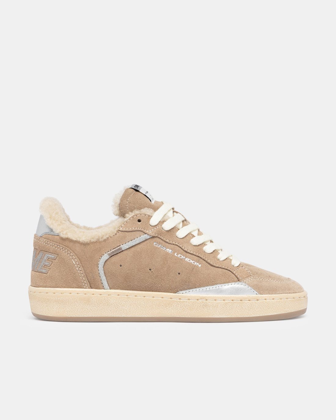 CRIME LONDON: CHELSEA SOFT TAUPE FURRY