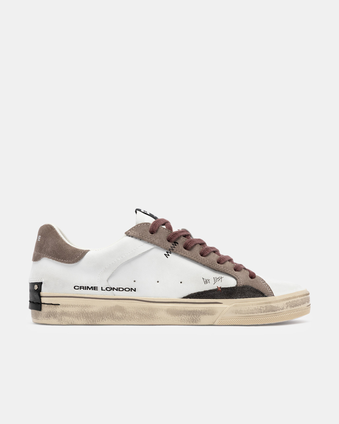 CRIME LONDON: DECONSTRUCTED CHARCOAL FADE