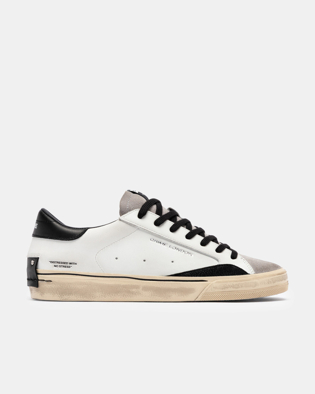 CRIME LONDON: DISTRESSED 2.0 ASH BLACK
