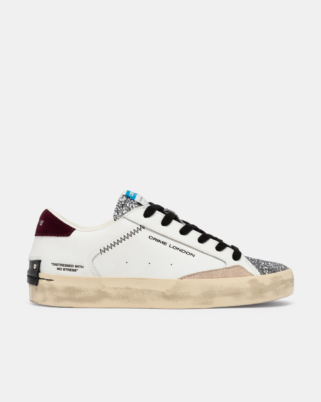 CRIME LONDON: DISTRESSED BURGUNDY ICE