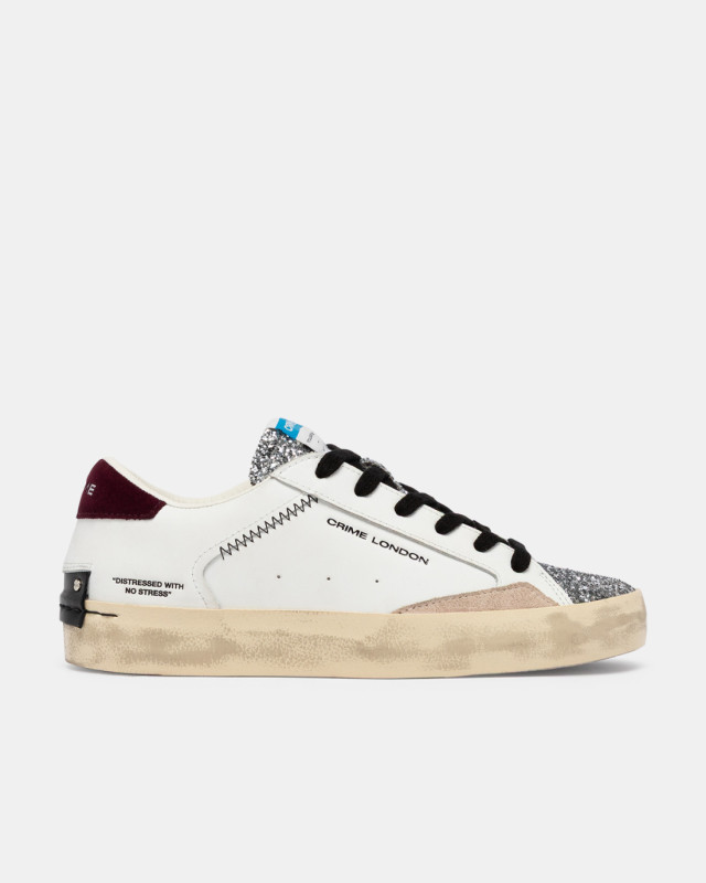 DISTRESSED BURGUNDY ICE