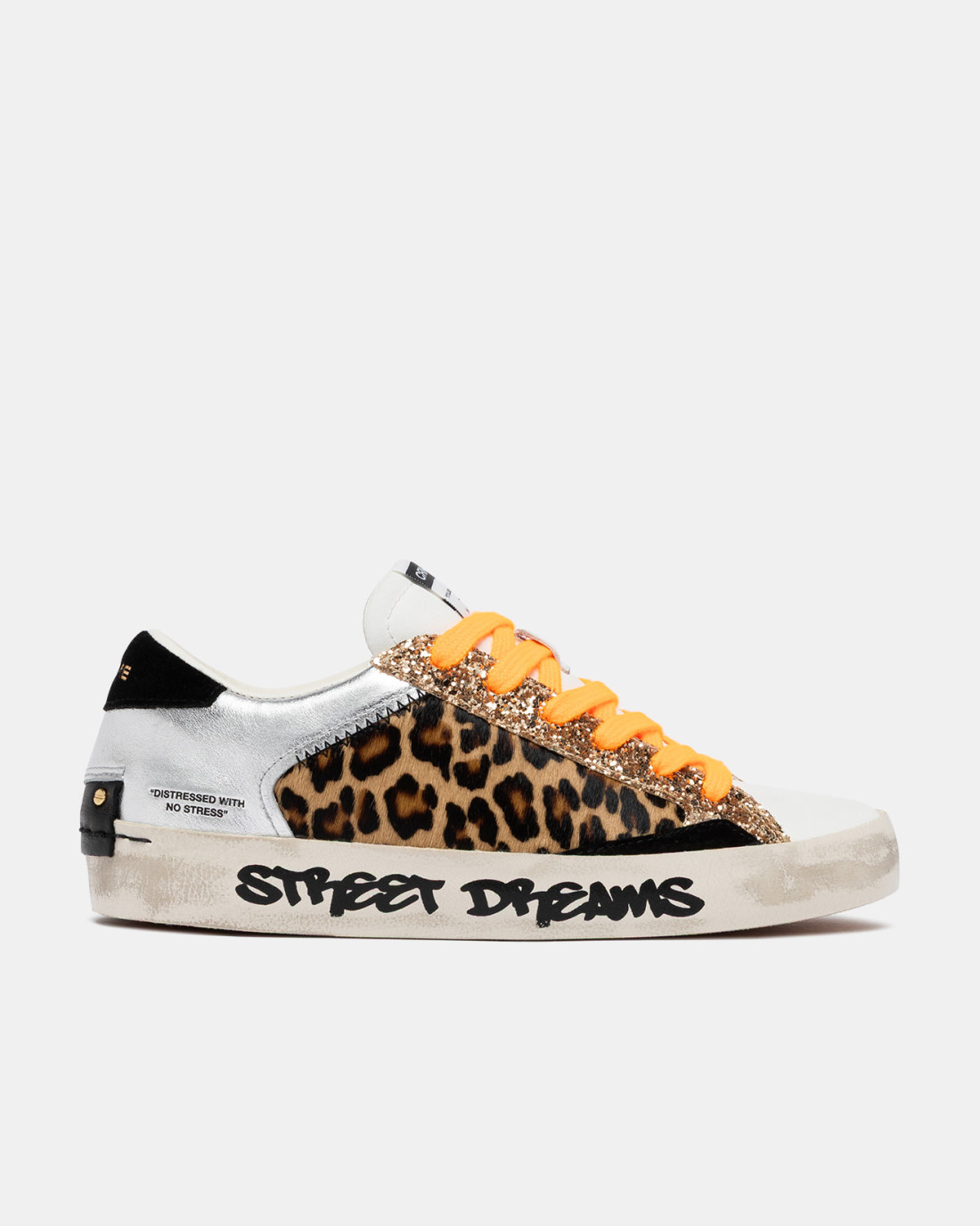 CRIME LONDON: DISTRESSED CHEETAH SILVER