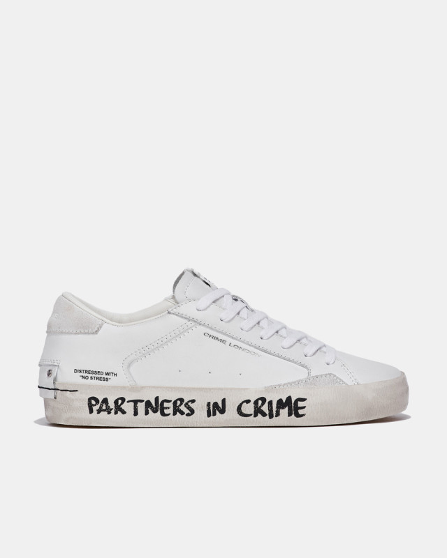 DISTRESSED GRAFFITI WHITE
