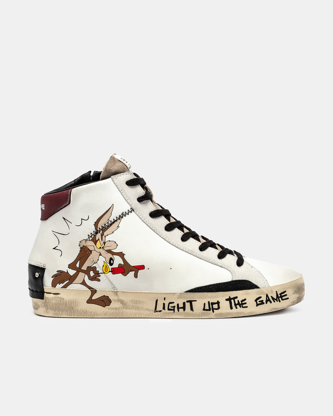 CRIME LONDON: DISTRESSED HIGH WILE E. COYOTE