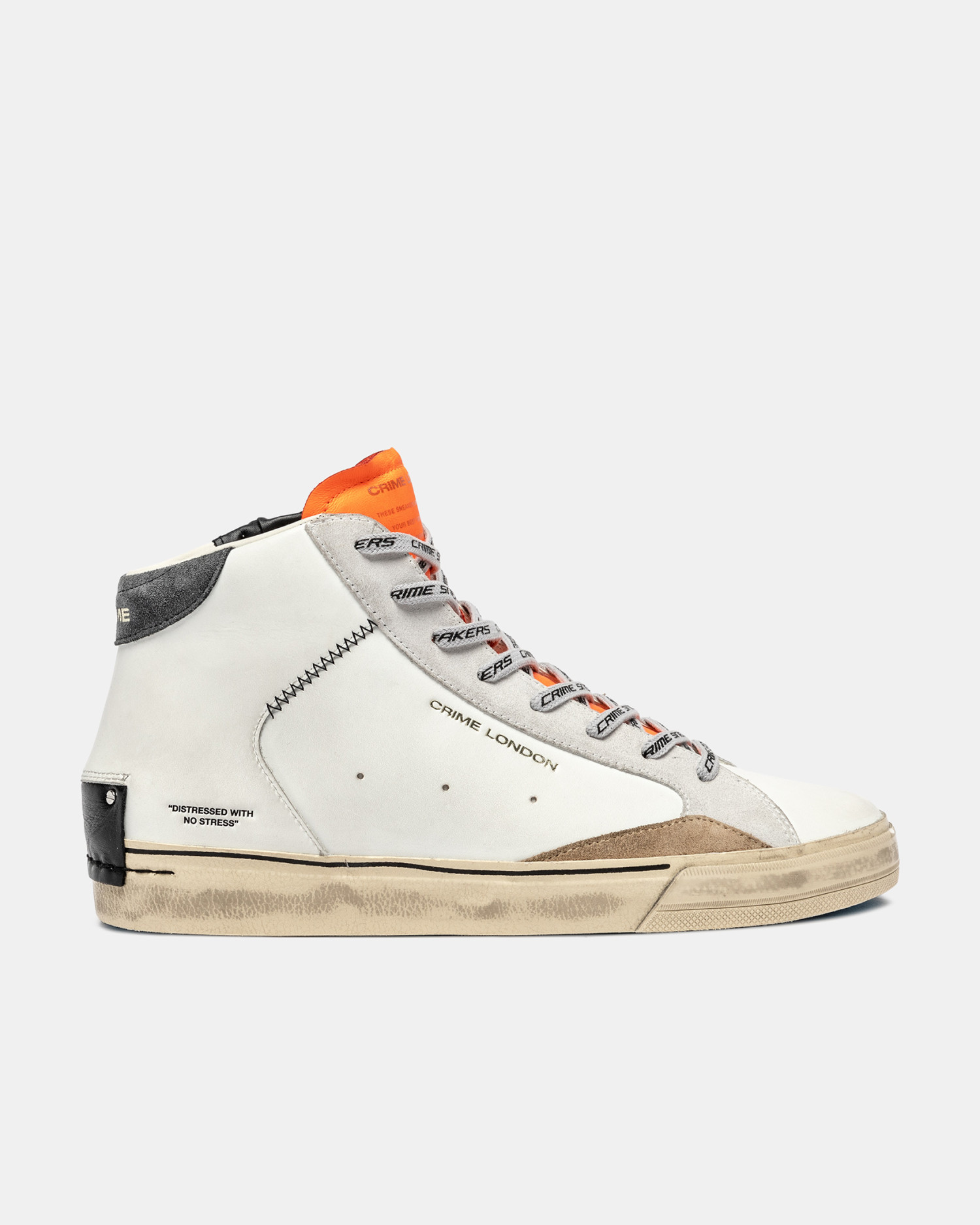 Distressed 2.0 High Vivid Orange | Crime London