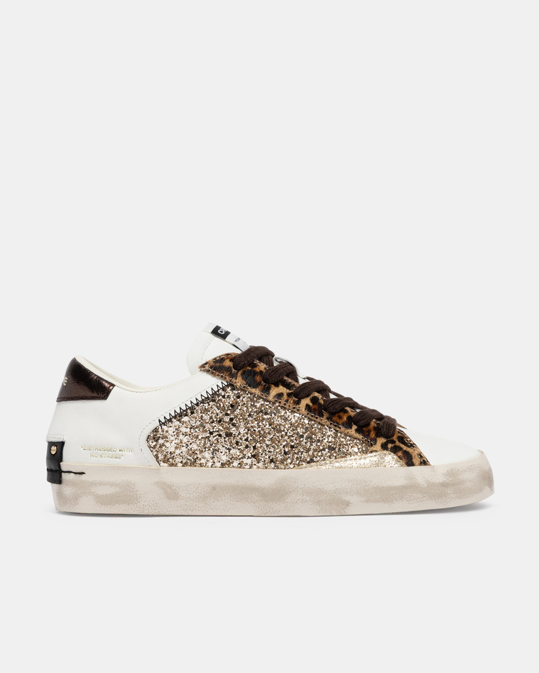 CRIME LONDON: DISTRESSED LEOPARD STARDUST