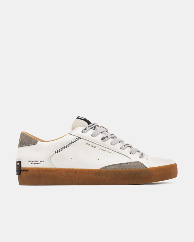 DISTRESSED LUNAR WHITE