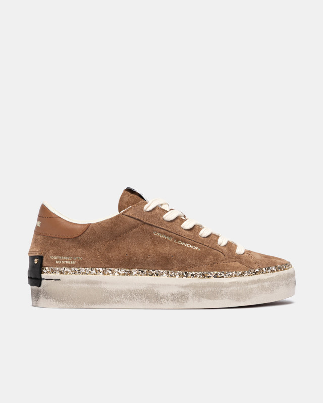 DISTRESSED PLATFORM TOFFEE MOCHA