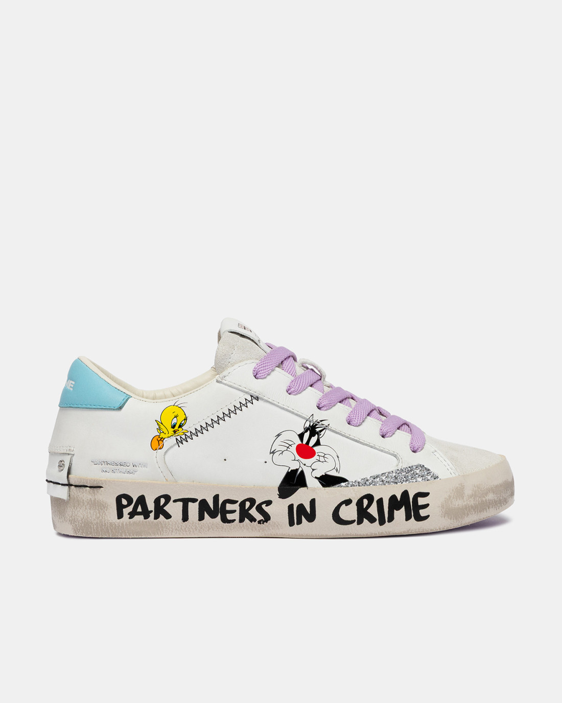 CRIME LONDON: DISTRESSED SYLVESTER & TWEETY BIRD