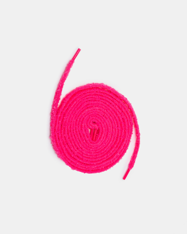 LACES FUZZY FLAMINGO