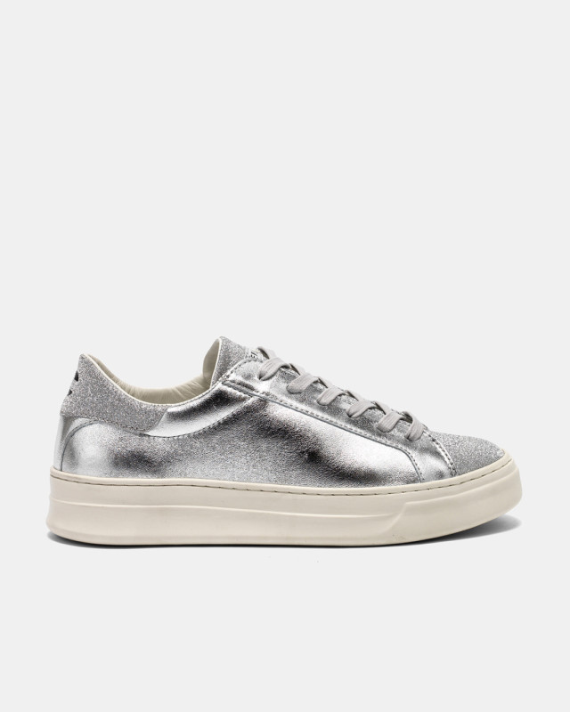 LOW TOP CLASSIC LEATHER SILVER-GLITTER SILVER