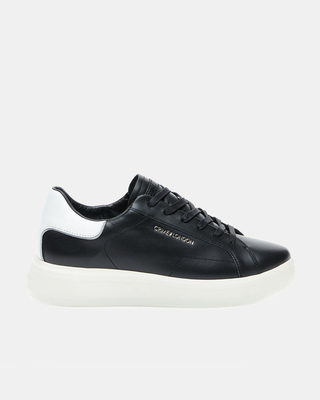 CRIME LONDON: LOW TOP LEVEL UP  BLACK-WHITE