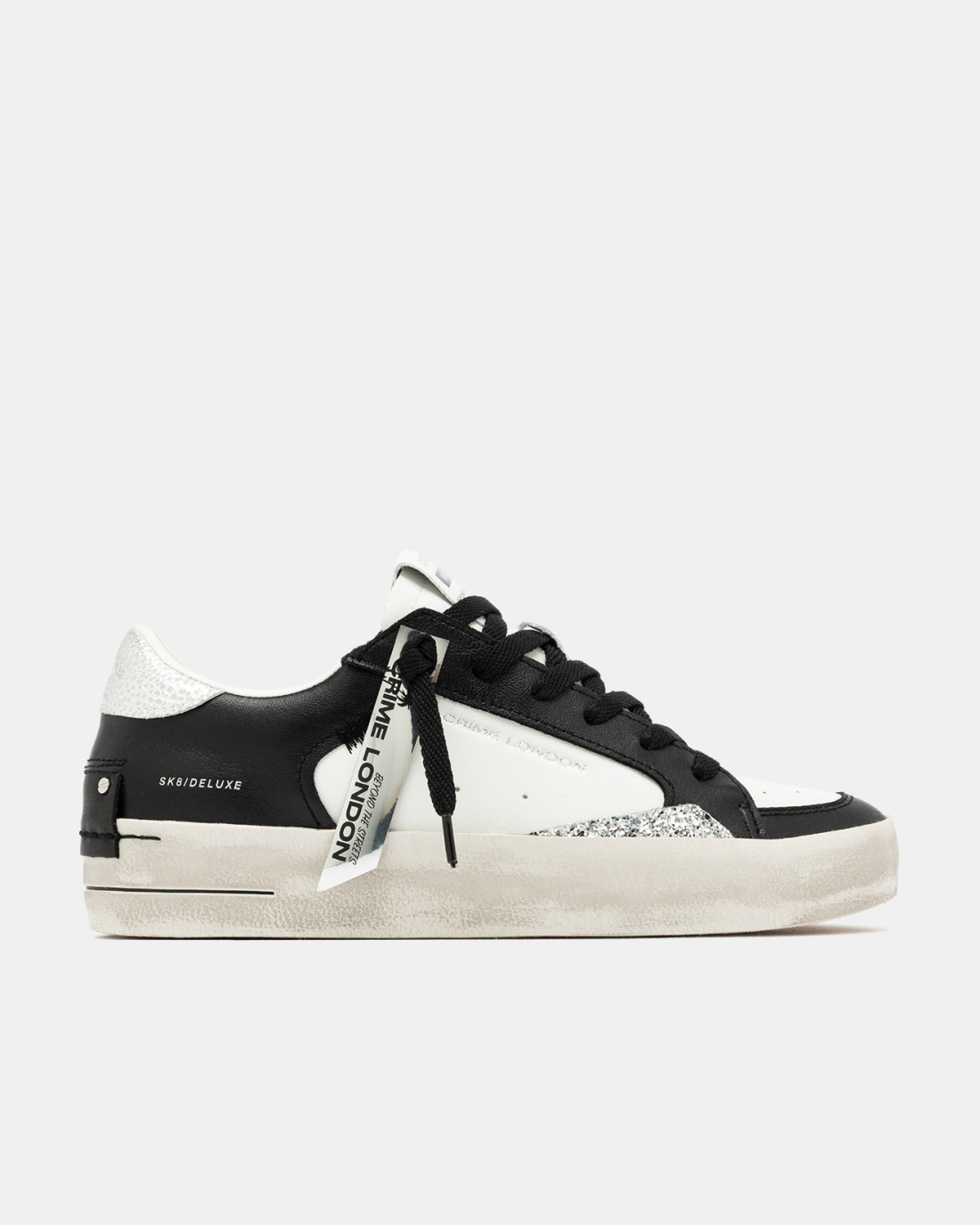 CRIME LONDON: SK8 DELUXE BLACK SHIMMER