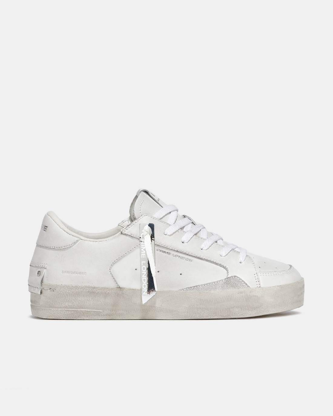 CRIME LONDON: SK8 DELUXE ALL WHITE