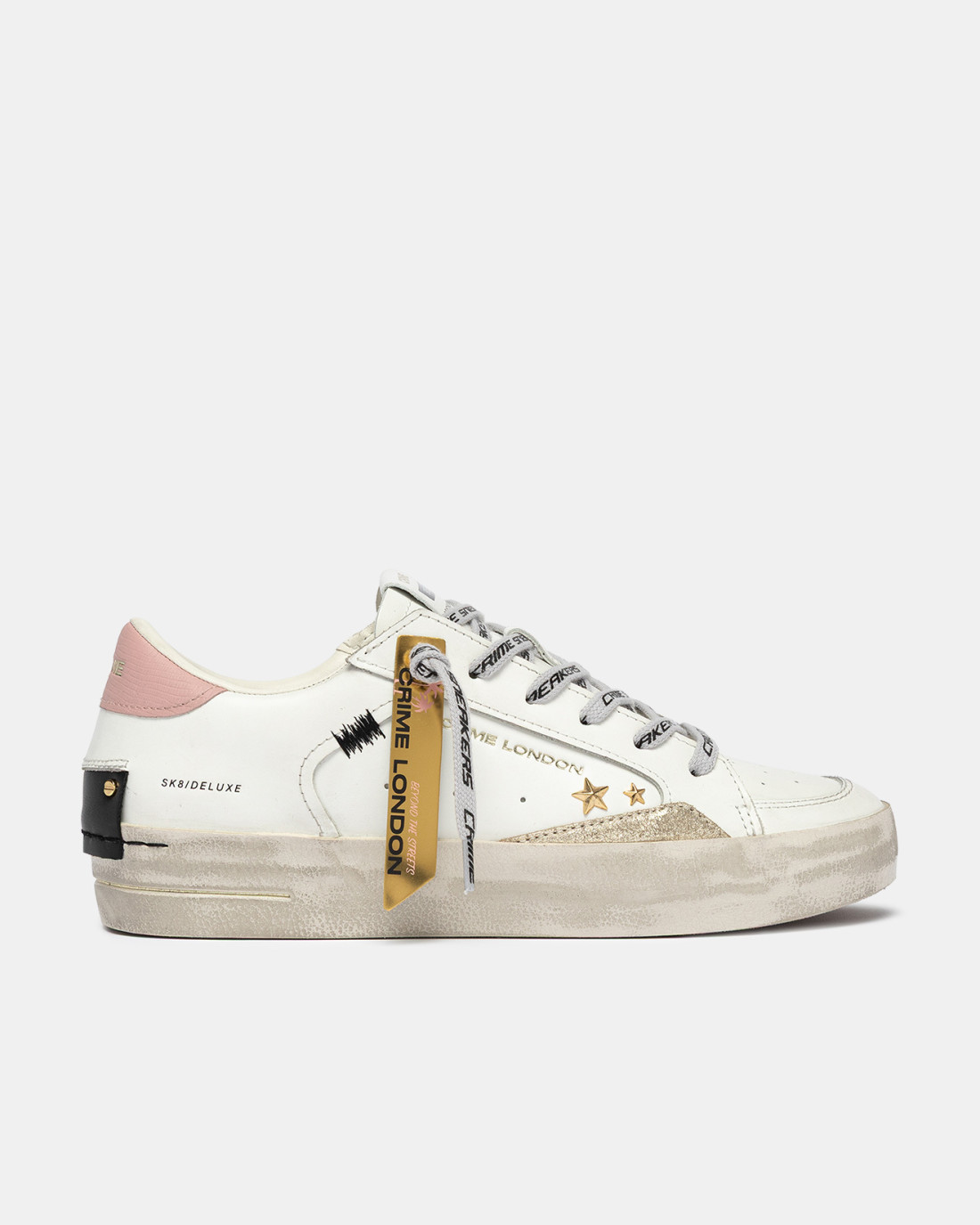 Crime London Sk8 Deluxe Baby Pink 40