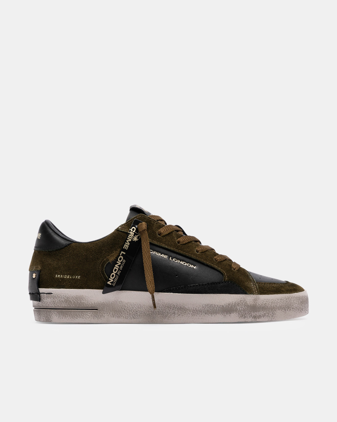 CRIME LONDON: SK8 DELUXE BLACK TIMBER