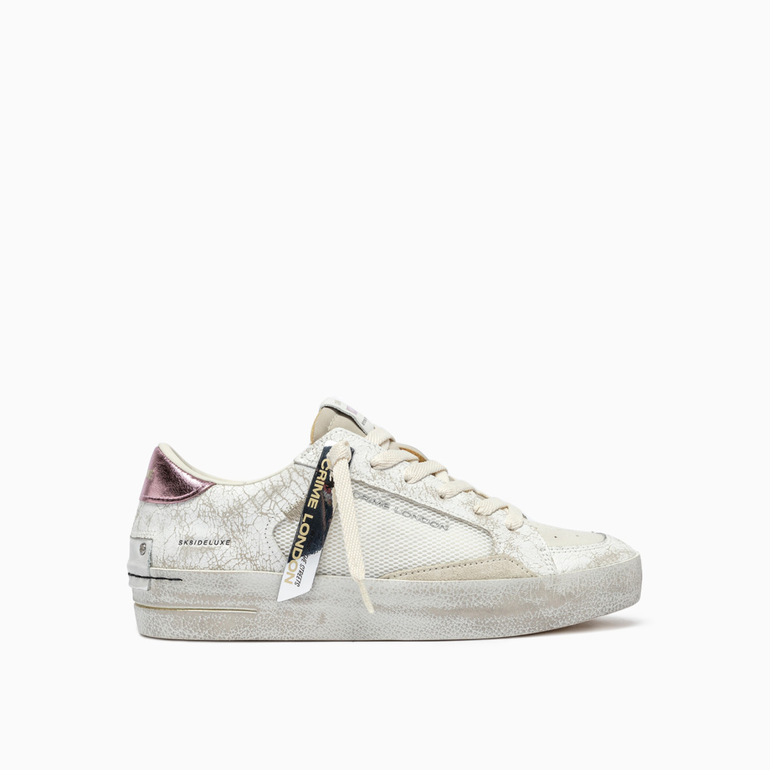 CRIME LONDON: SK8 DELUXE CRACKLE PINK
