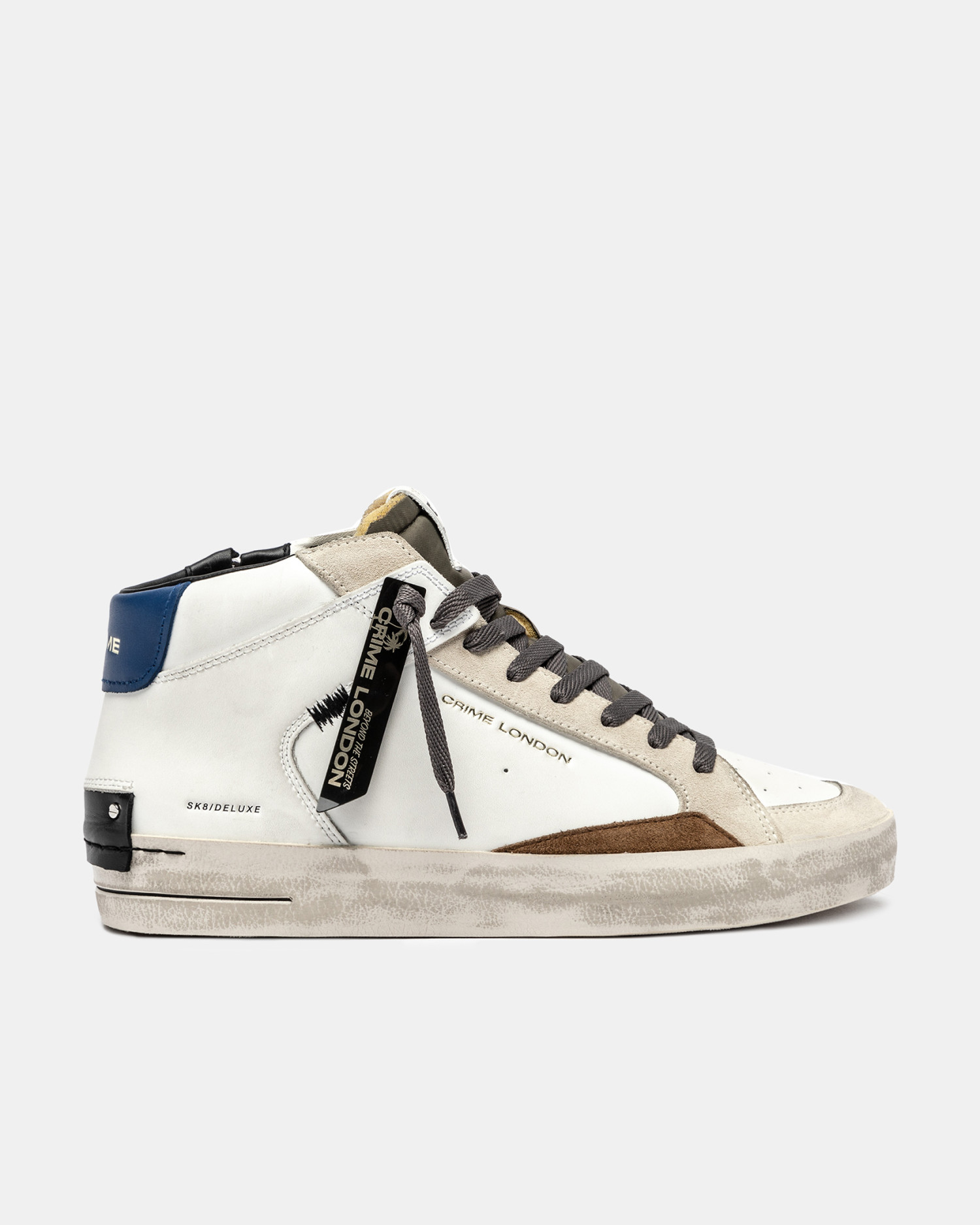 Sk8 Deluxe Mid Dusty Blue | Crime London