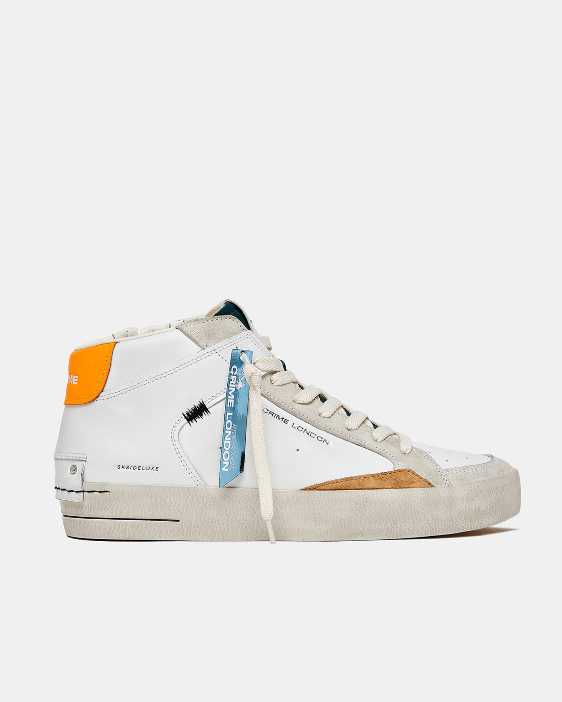 CRIME LONDON: SK8 DELUXE MID VINTAGE CORAL
