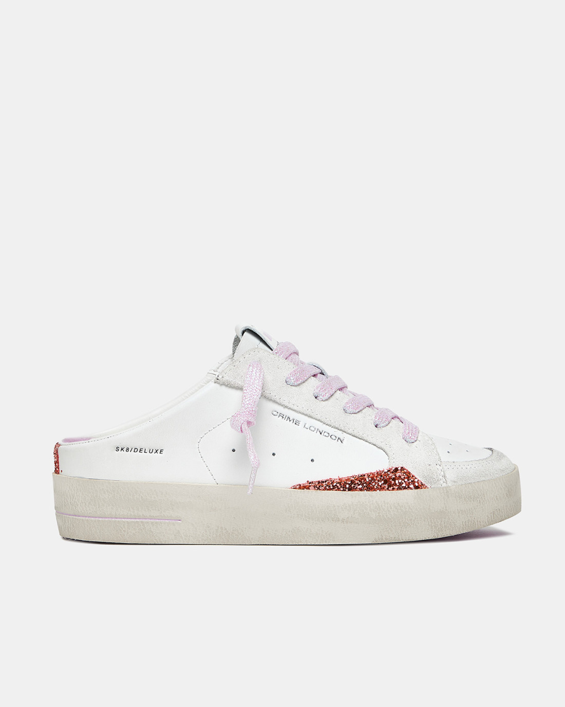 CRIME LONDON: SK8 DELUXE SABOT ROSE' & CHILL