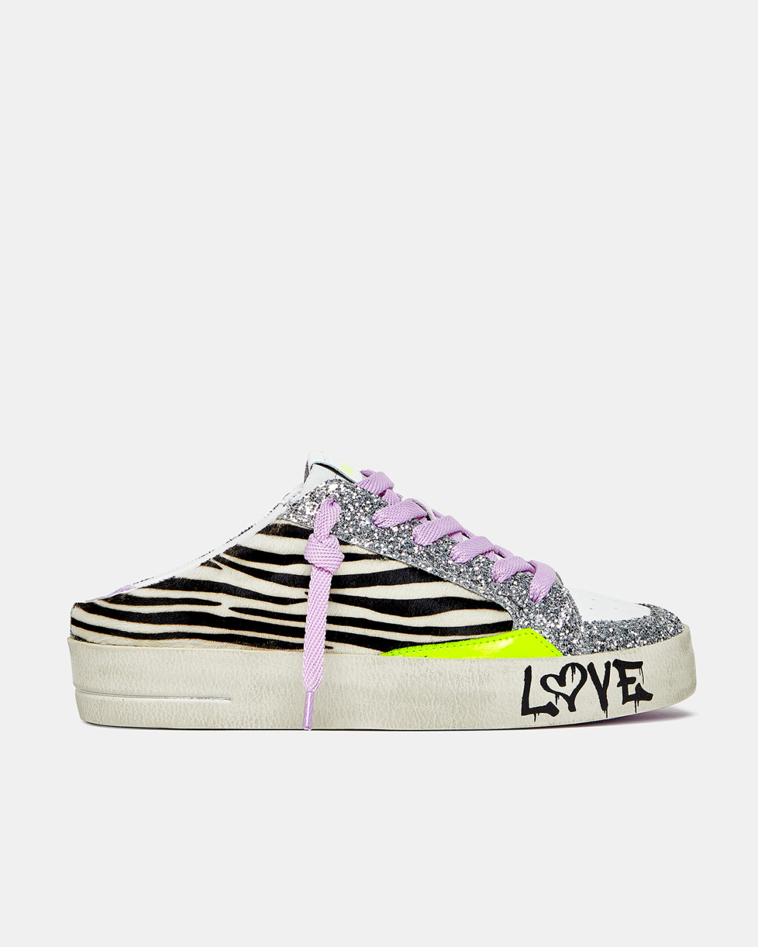 CRIME LONDON: SK8 DELUXE SABOT WILD LOVE