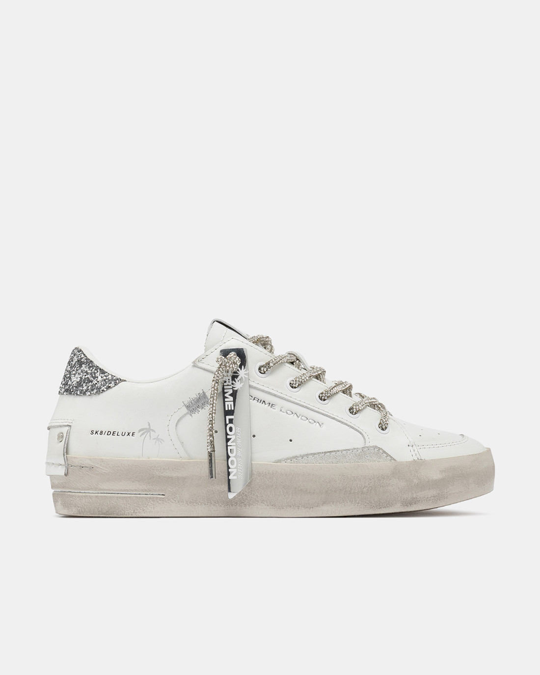CRIME LONDON: SK8 DELUXE WEDGE ALWAYS SHINING