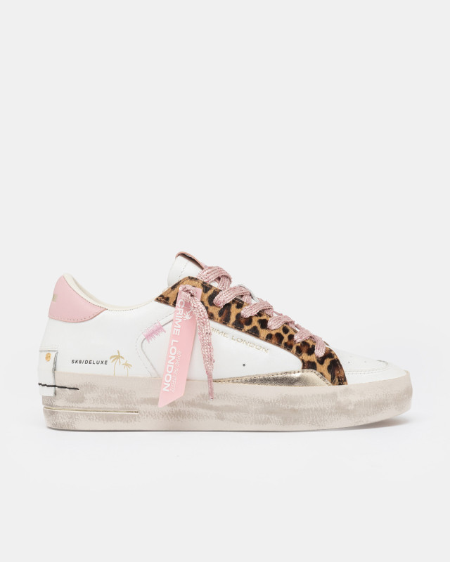 SK8 DELUXE WEDGE PINK LEOPARD