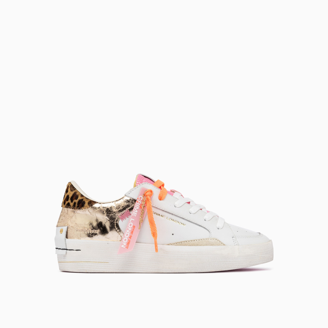 CRIME LONDON: SK8 DELUXE WEDGE TROPICAL GOLD