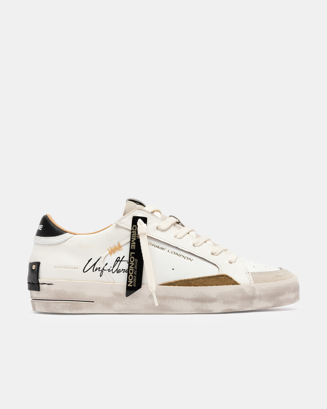 CRIME LONDON: SK8 DELUXE WHITE OCHER