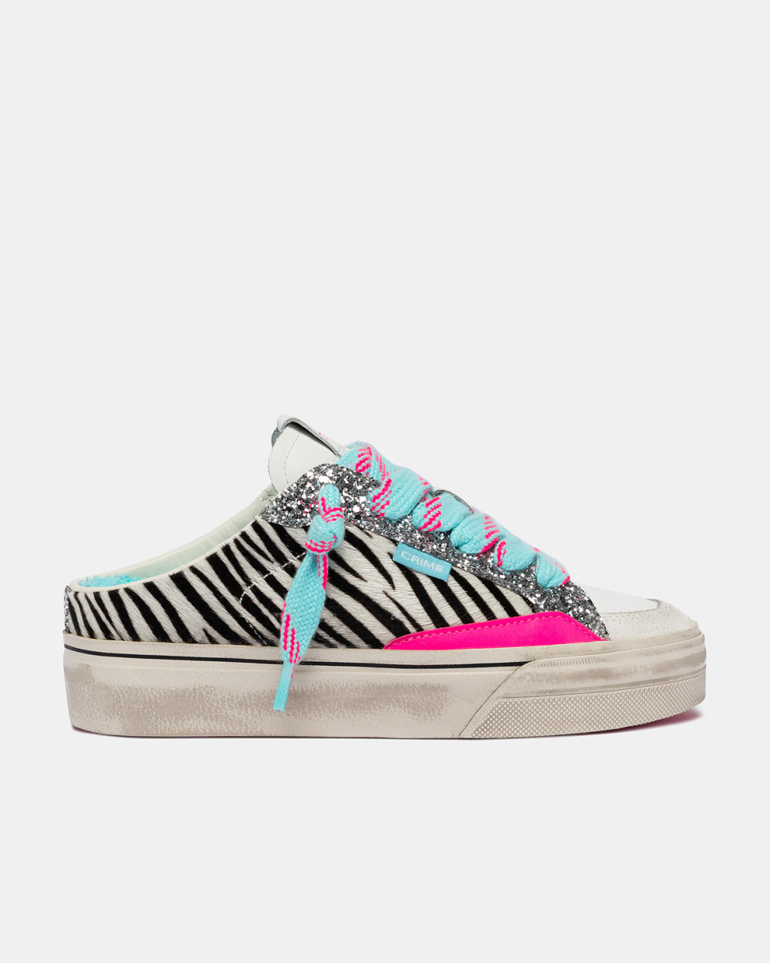 CRIME LONDON: SOHO SABOT ZEBRA SHINE