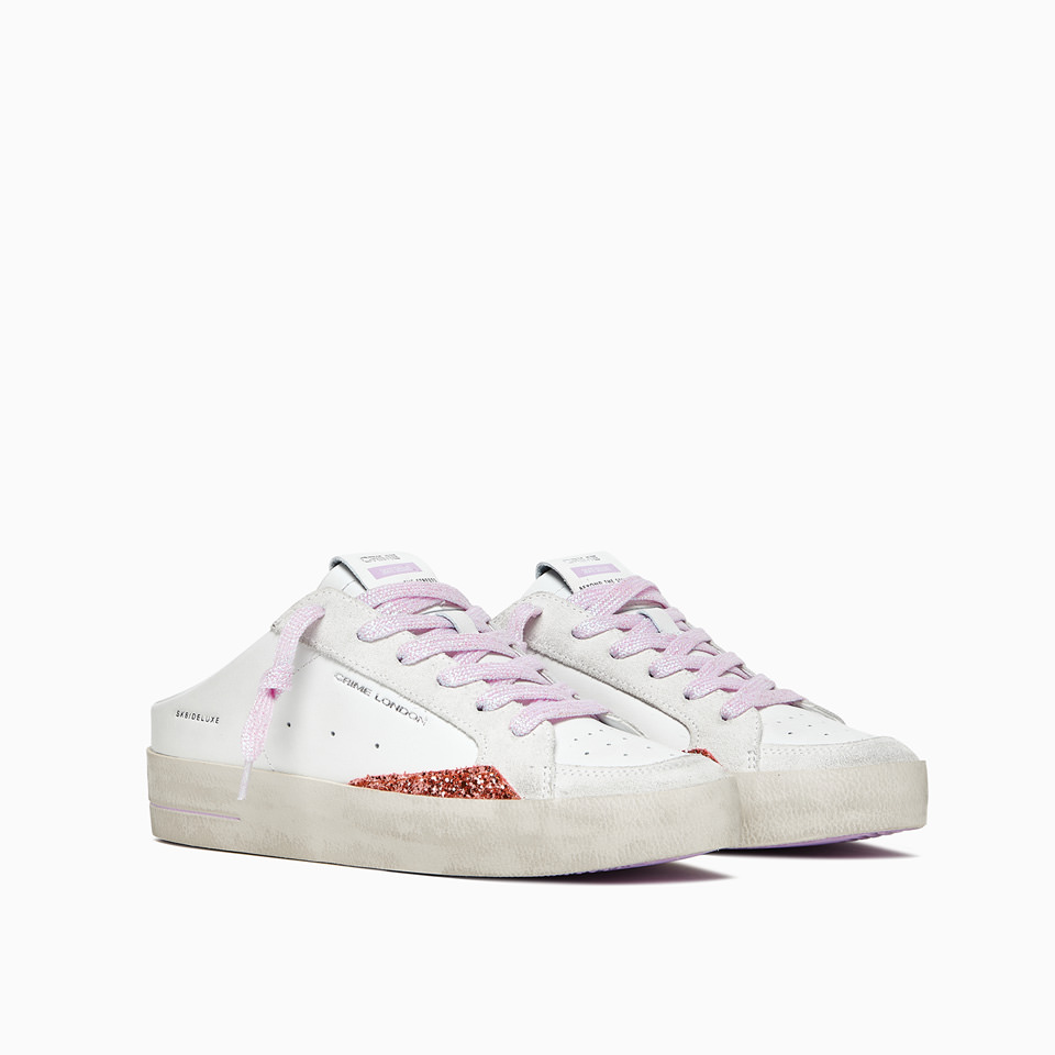 CRIME LONDON: SK8 DELUXE SABOT ROSE' & CHILL