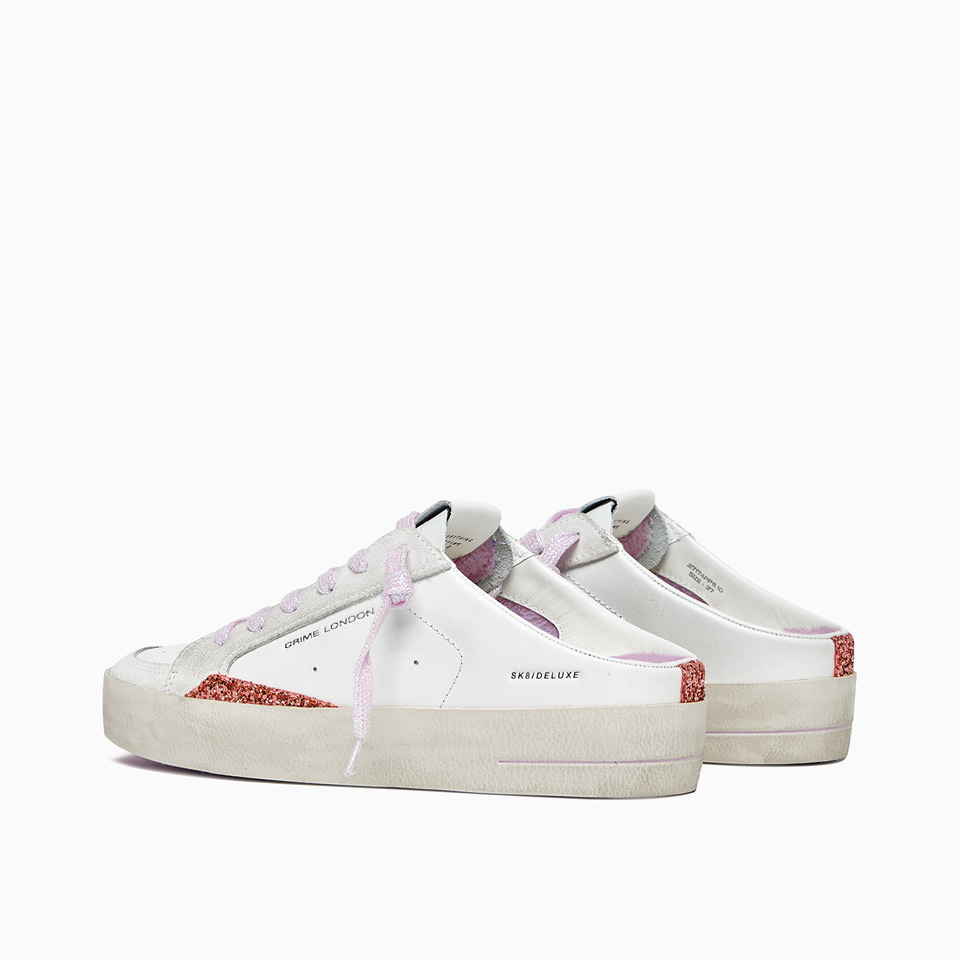 CRIME LONDON: SK8 DELUXE SABOT ROSE' & CHILL