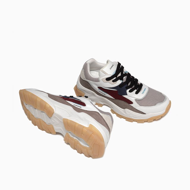 SPRINT RUNNER GREY-BORDEAUX