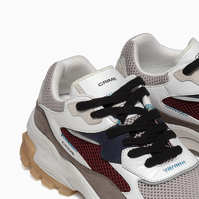 SPRINT RUNNER GREY-BORDEAUX
