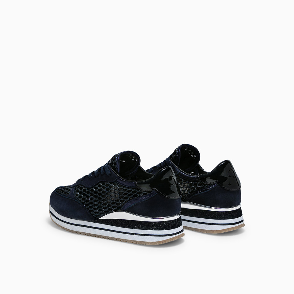 CRIME LONDON: STRIPE RUNNER BLUE