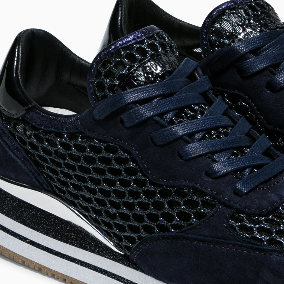 CRIME LONDON: STRIPE RUNNER BLUE