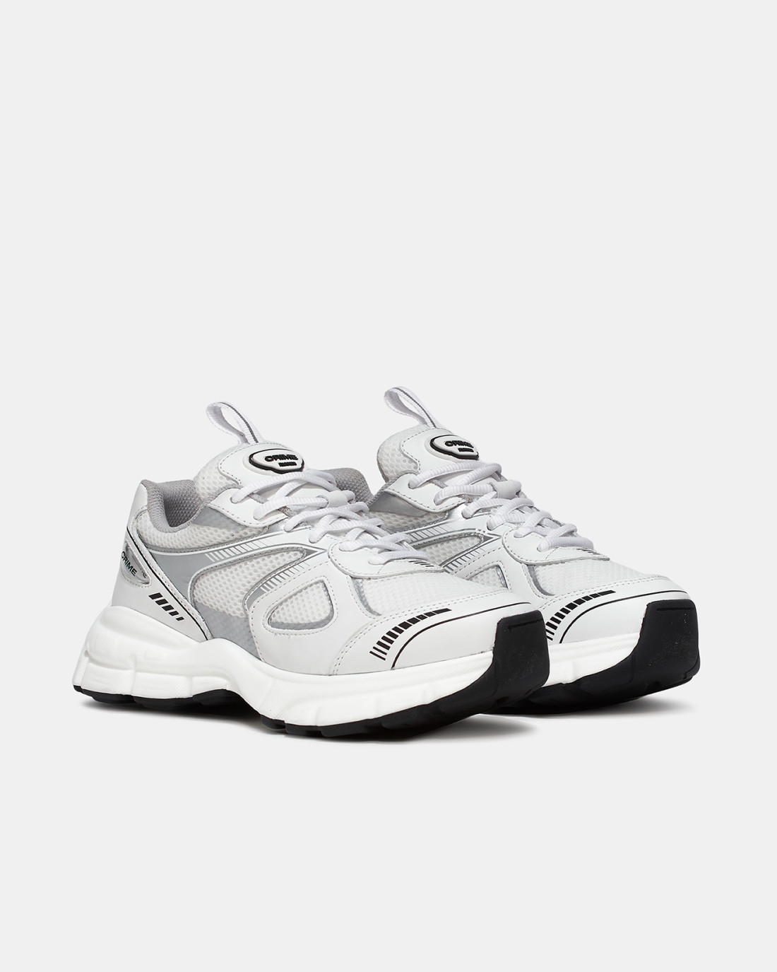 CRIME LONDON: ATHELEISURE RUNNER SILVER GREYS