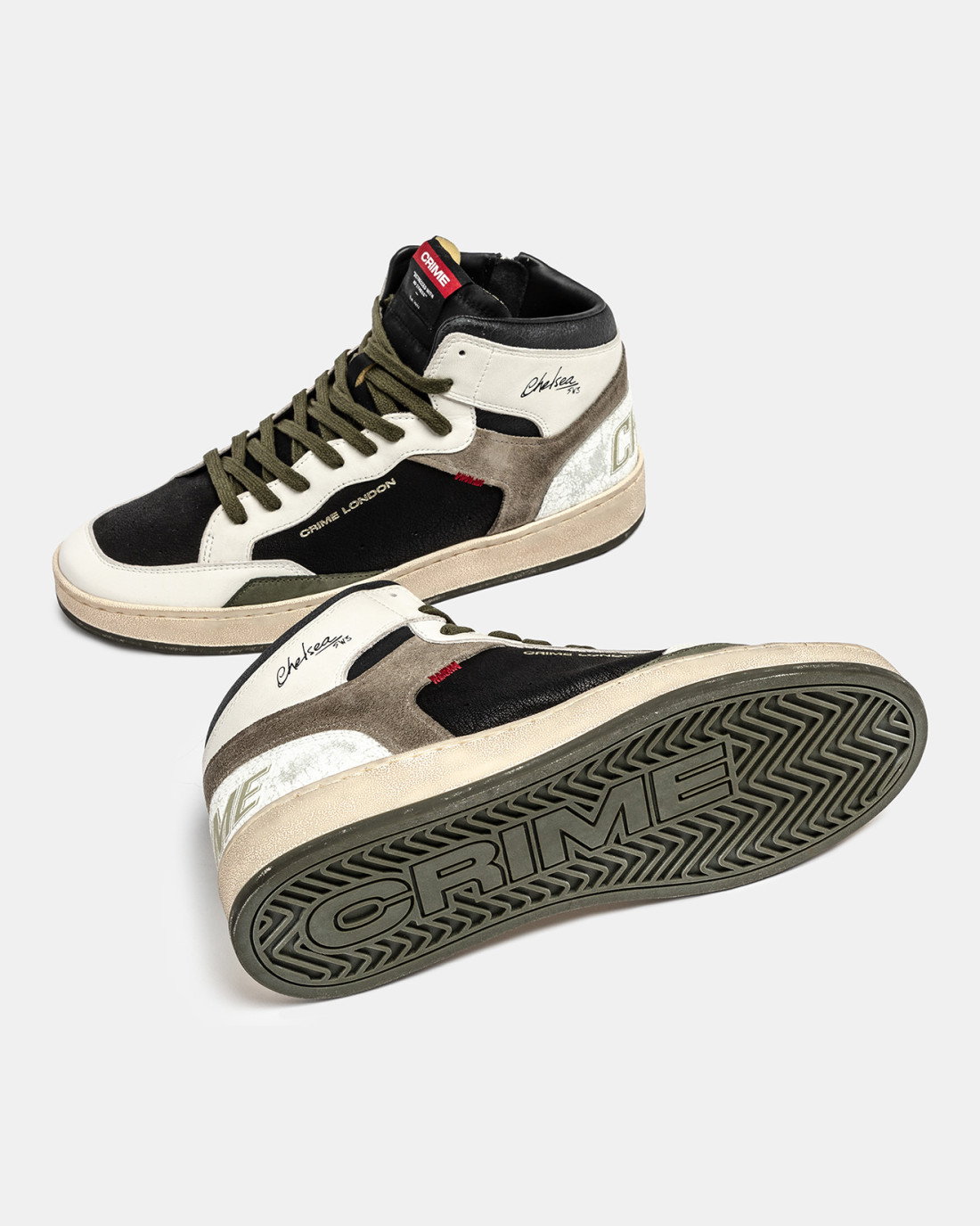 CRIME LONDON: CHELSEA MID BLACK MILITARY