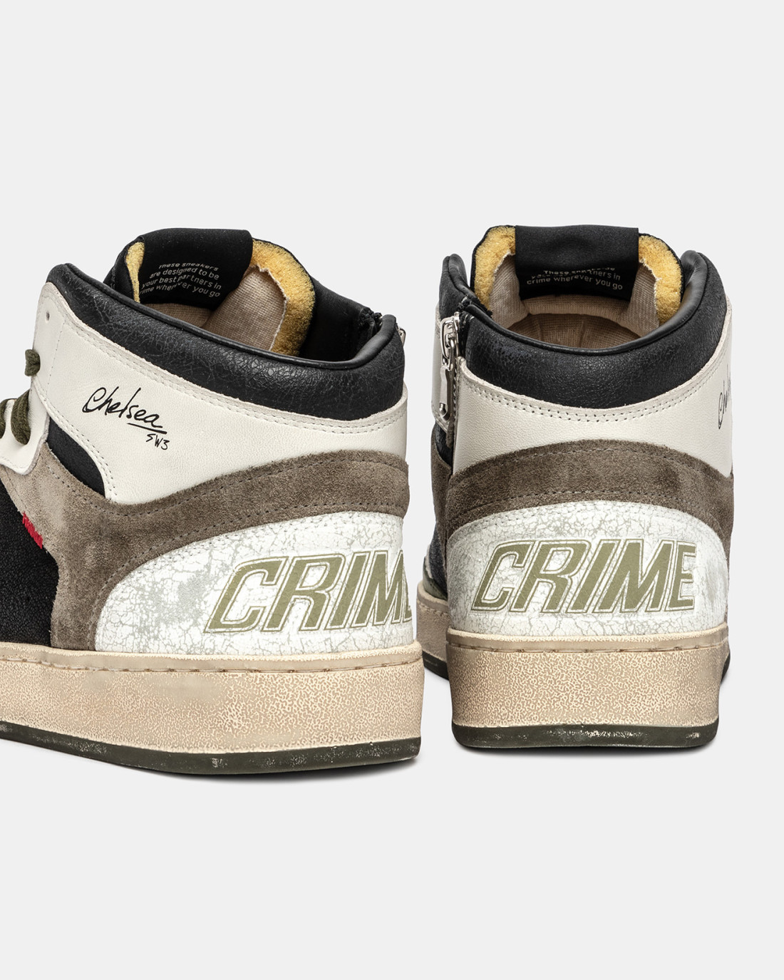 CRIME LONDON: CHELSEA MID BLACK MILITARY