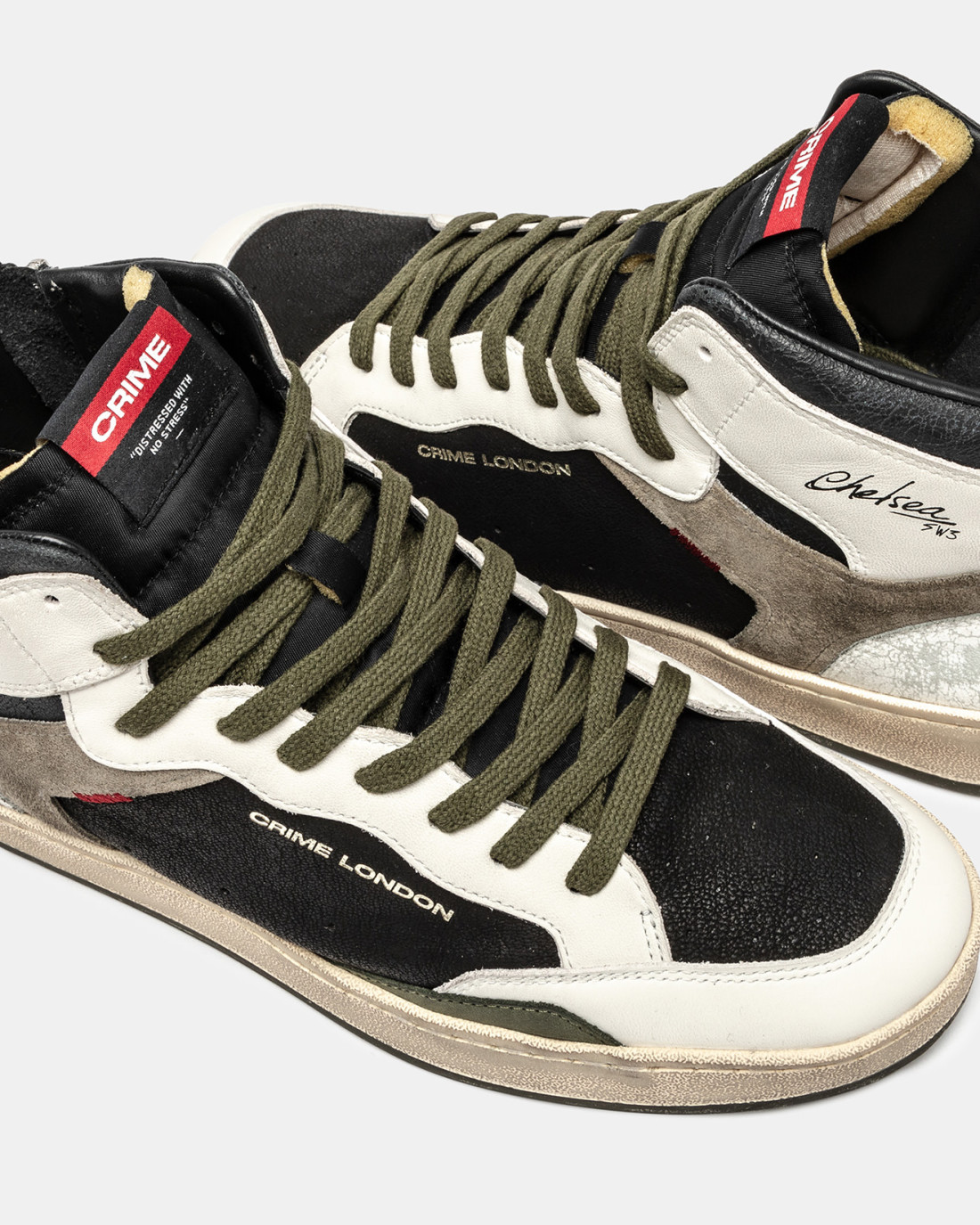 CRIME LONDON: CHELSEA MID BLACK MILITARY