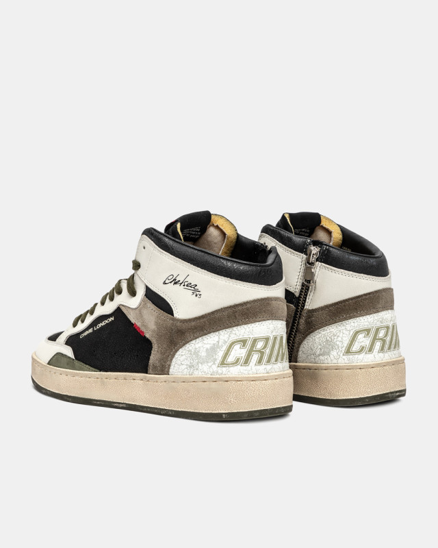 CHELSEA MID BLACK MILITARY