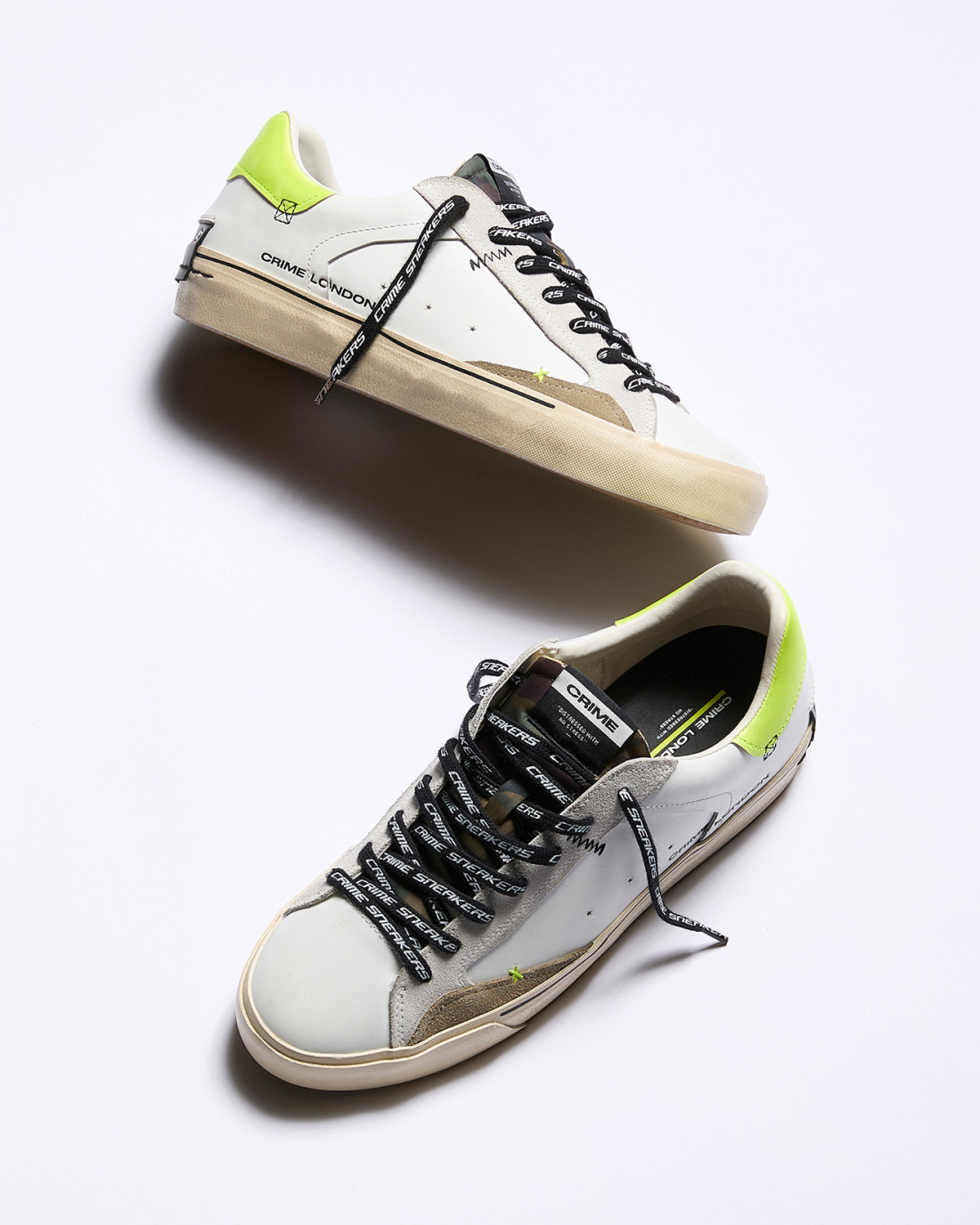 CRIME LONDON: DECONSTRUCTED CAMO YELLOW