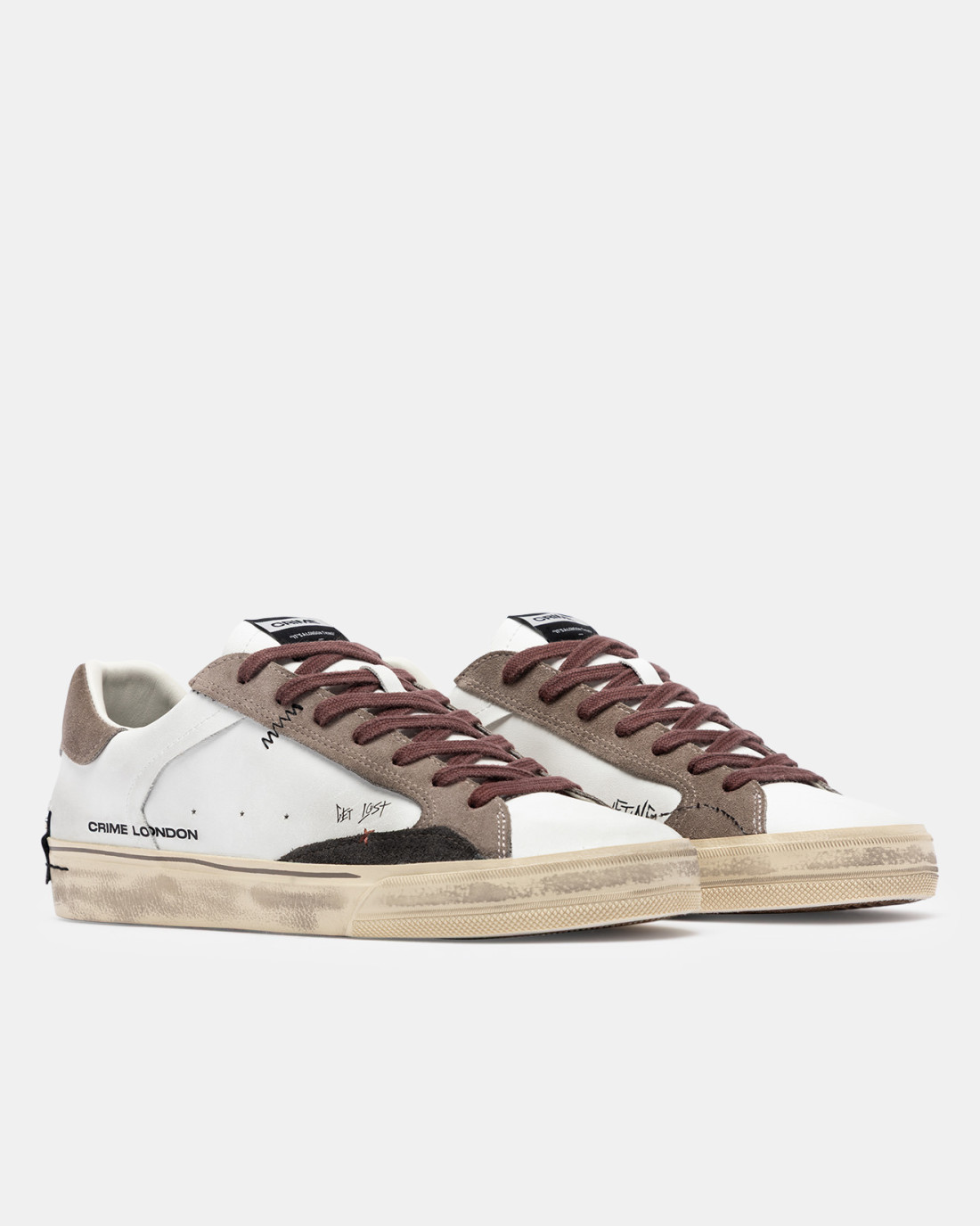 CRIME LONDON: DECONSTRUCTED CHARCOAL FADE