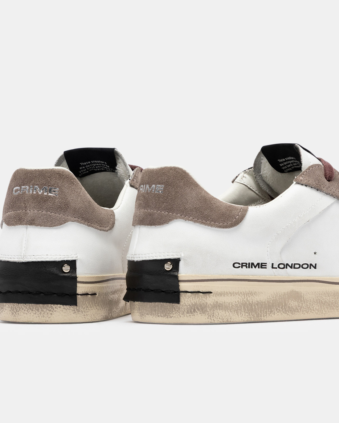 CRIME LONDON: DECONSTRUCTED CHARCOAL FADE