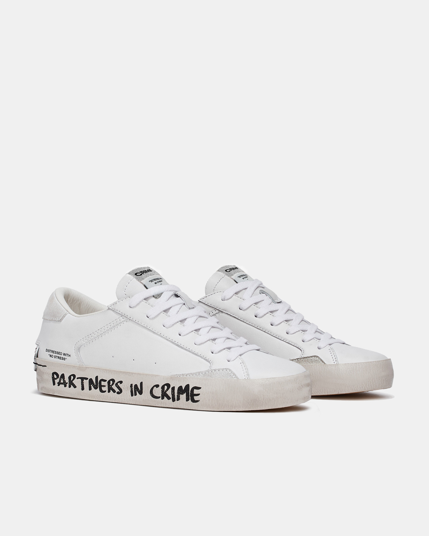 Distressed White Graffiti | Crime London