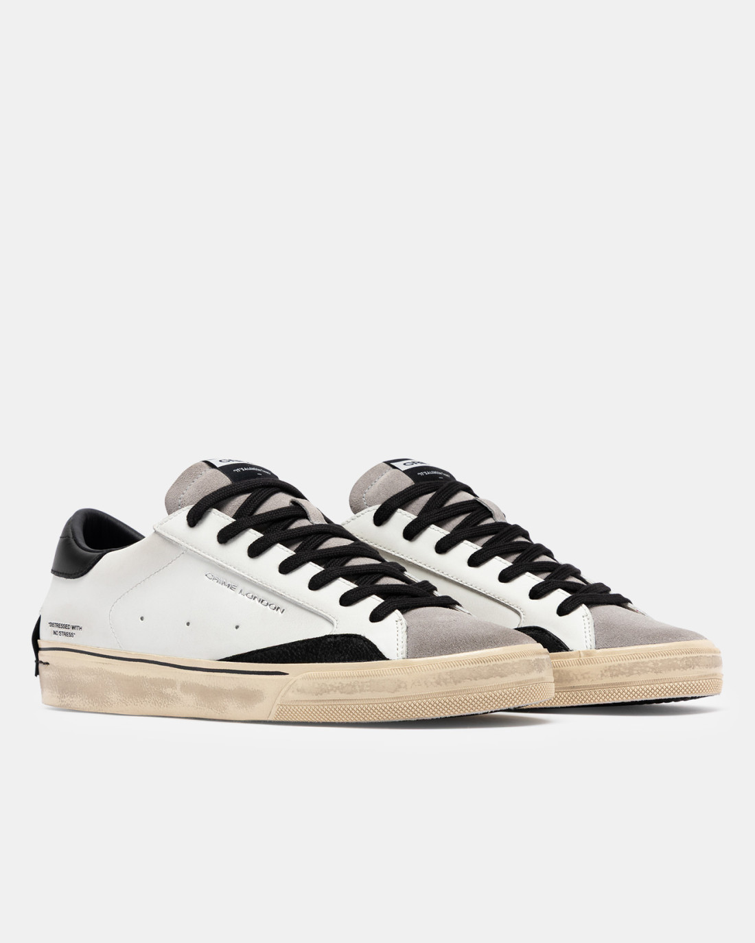 CRIME LONDON: DISTRESSED 2.0 ASH BLACK
