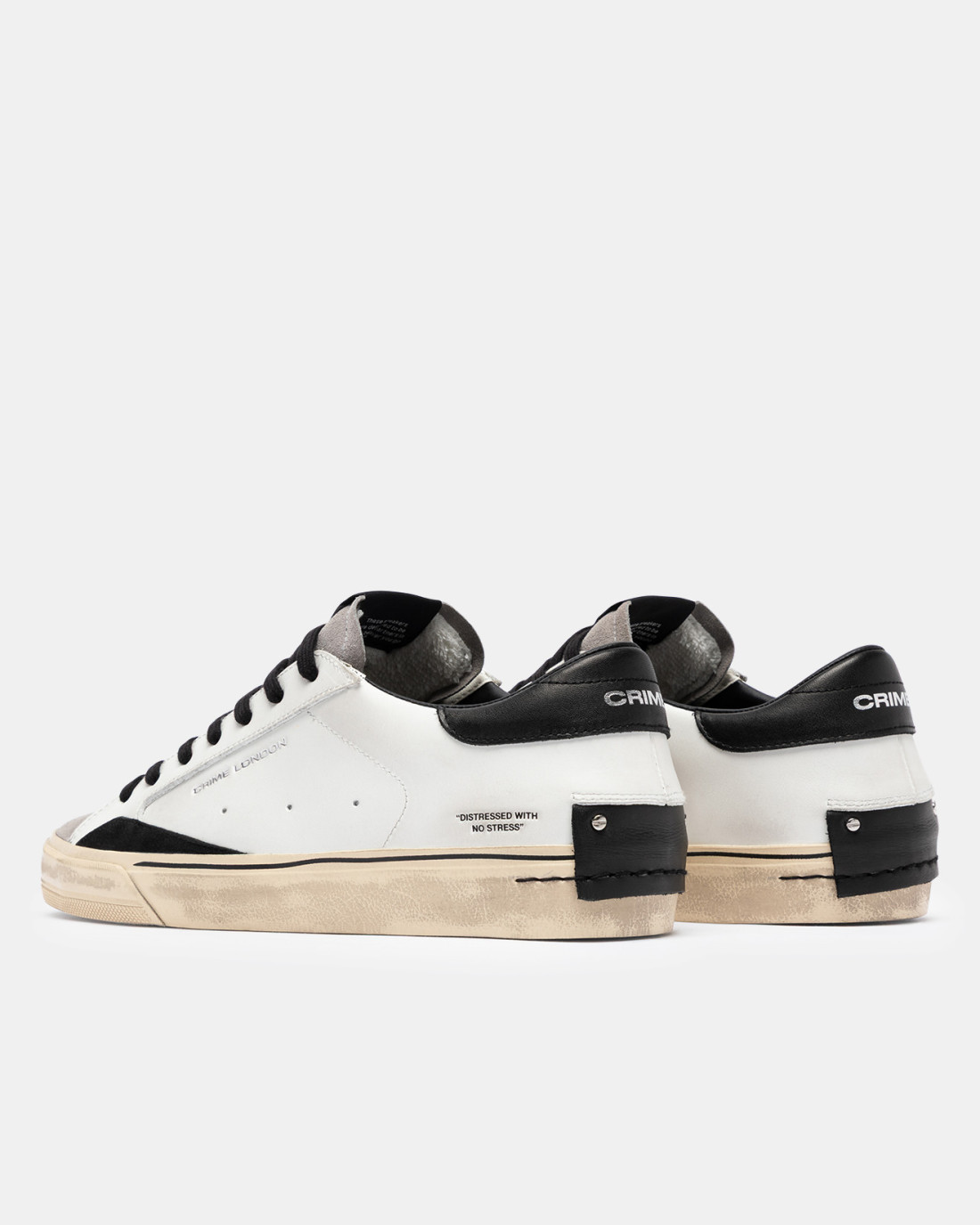 CRIME LONDON: DISTRESSED 2.0 ASH BLACK