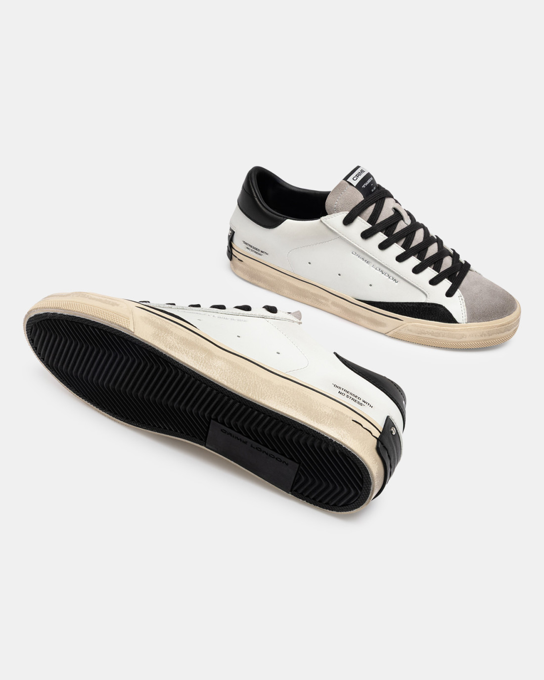 CRIME LONDON: DISTRESSED 2.0 ASH BLACK
