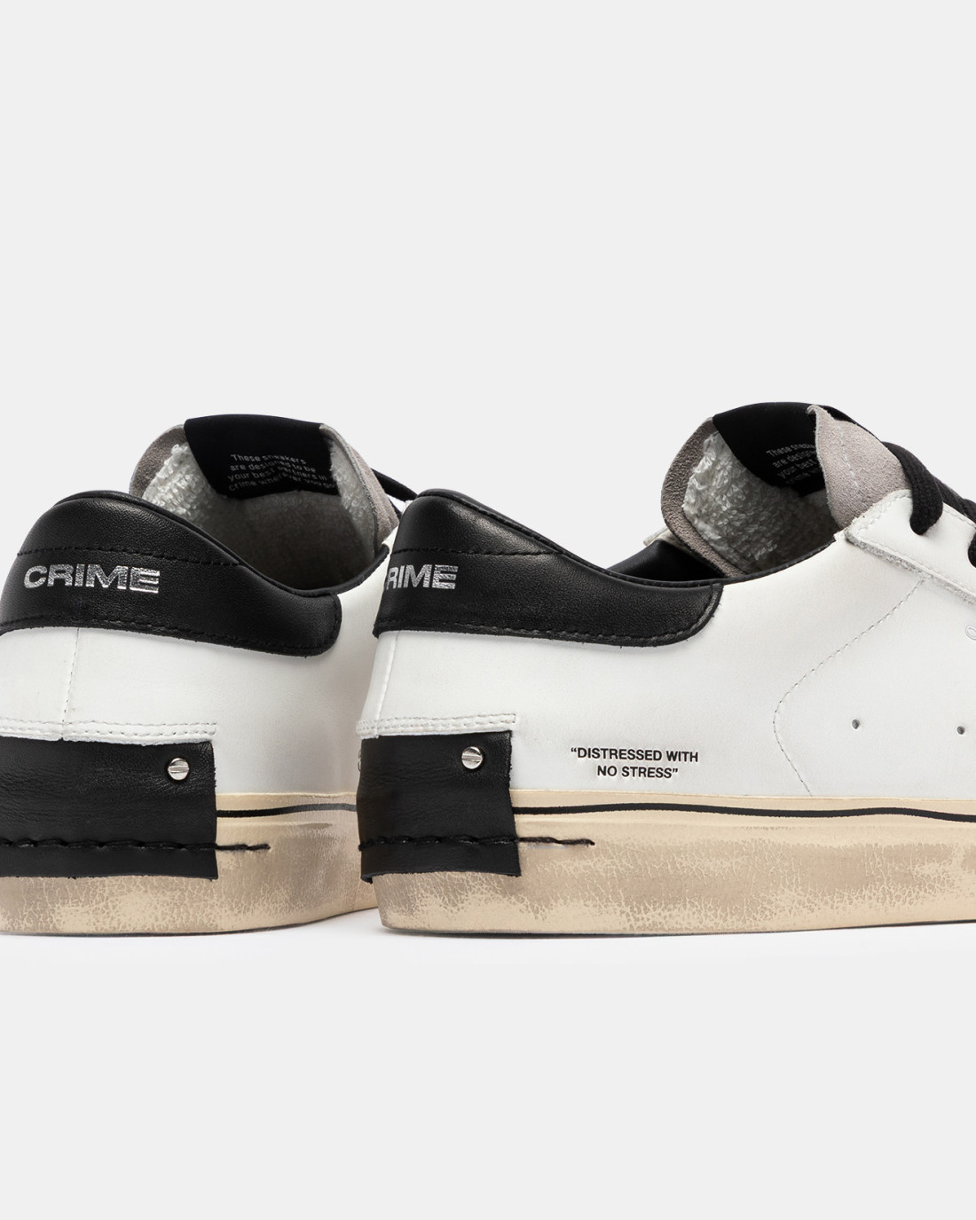 CRIME LONDON: DISTRESSED 2.0 ASH BLACK